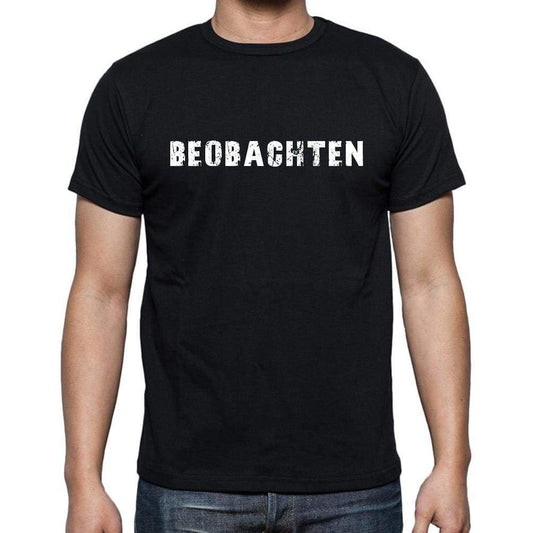 Beobachten Mens Short Sleeve Round Neck T-Shirt - Casual