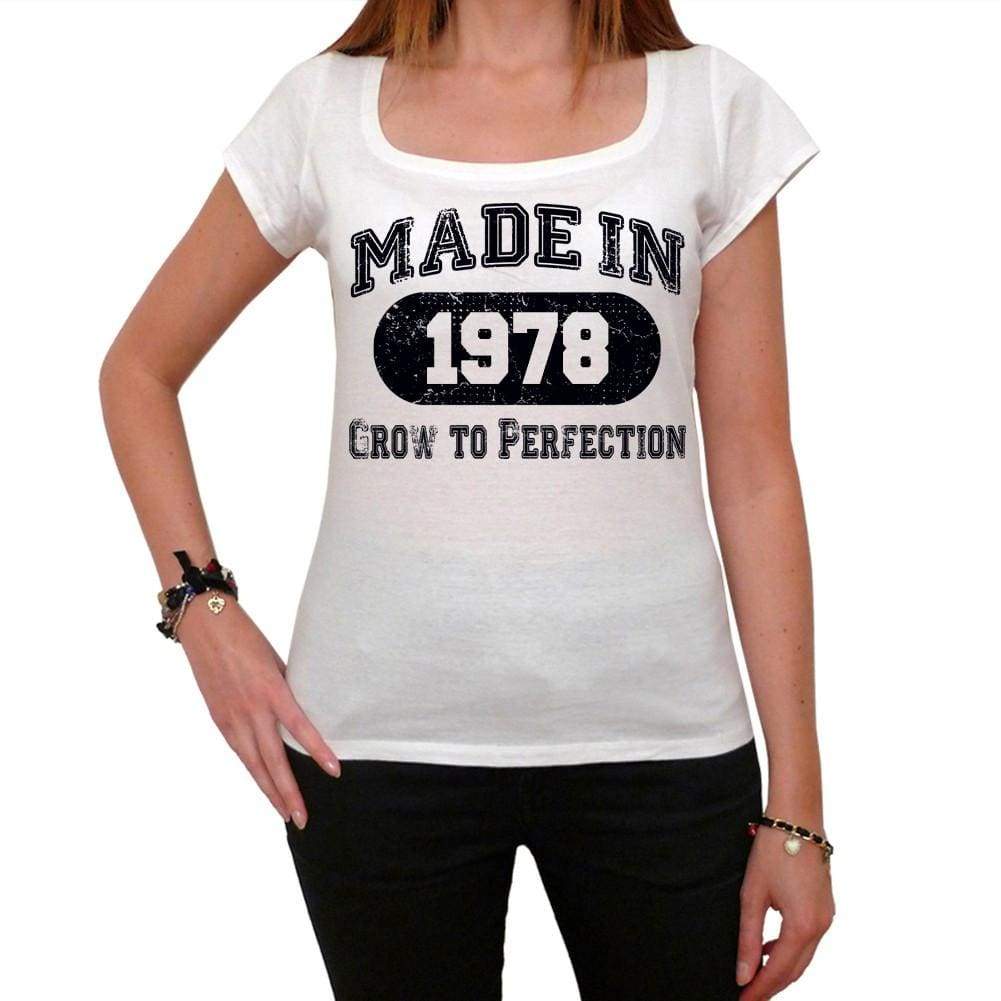 Birthday Gift Made 1978 T-Shirt Gift T Shirt Womens Tee - White / Xs - T-Shirt