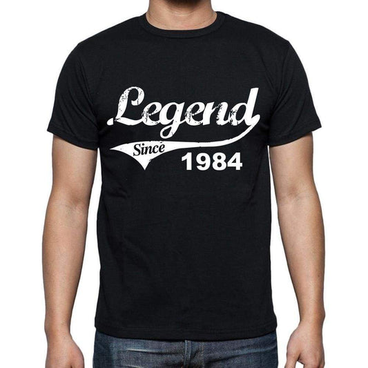 Birthday Gifts For Him 1984 T Shirts Men Vintage Black T-Shirt Rounded Neck Mens T-Shirt - T-Shirt