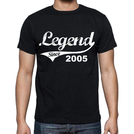 Birthday Gifts For Him 2005 T Shirts Men Vintage Black T-Shirt Rounded Neck Mens T-Shirt - T-Shirt