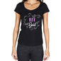 Bit Is Good Womens T-Shirt Black Birthday Gift 00485 - Black / Xs - Casual