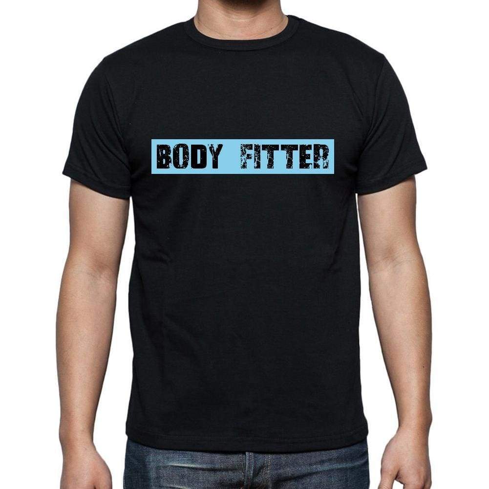 Body Fitter T Shirt Mens T-Shirt Occupation S Size Black Cotton - T-Shirt
