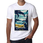 Bonete Pura Vida Beach Name White Mens Short Sleeve Round Neck T-Shirt 00292 - White / S - Casual