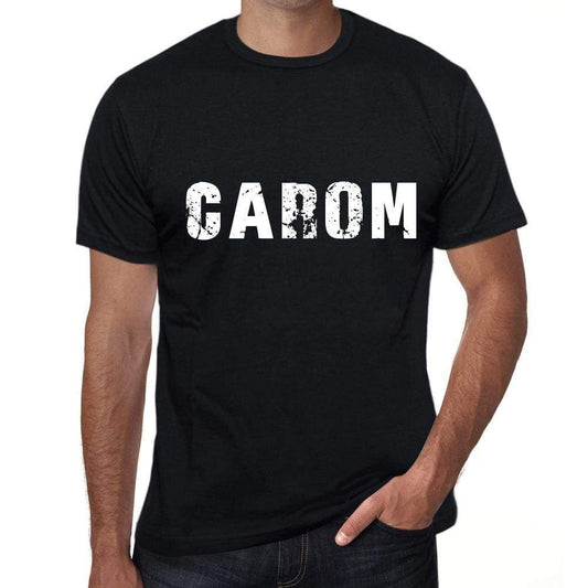 Carom Mens Retro T Shirt Black Birthday Gift 00553 - Black / Xs - Casual