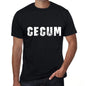 Cecum Mens Retro T Shirt Black Birthday Gift 00553 - Black / Xs - Casual