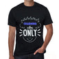 Charming Vibes Only Black Mens Short Sleeve Round Neck T-Shirt Gift T-Shirt 00299 - Black / S - Casual
