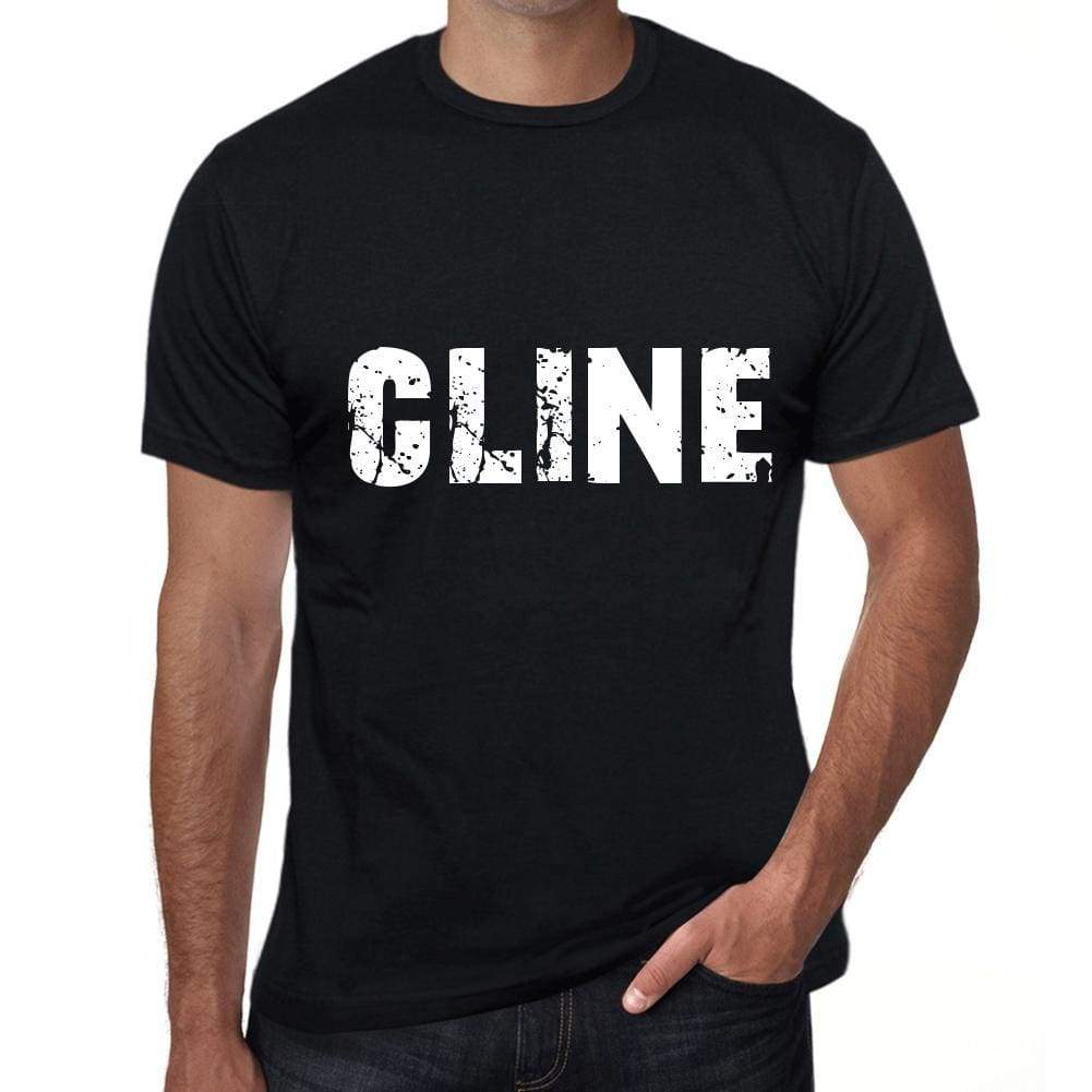 Cline Mens Retro T Shirt Black Birthday Gift 00553 - Black / Xs - Casual