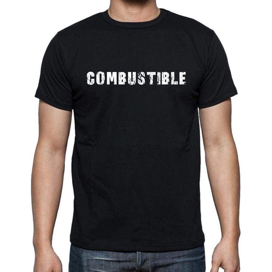 Combustible Mens Short Sleeve Round Neck T-Shirt - Casual