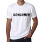 Consumer Mens T Shirt White Birthday Gift 00552 - White / Xs - Casual