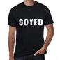Coyed Mens Retro T Shirt Black Birthday Gift 00553 - Black / Xs - Casual