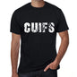 Cuifs Mens Retro T Shirt Black Birthday Gift 00553 - Black / Xs - Casual