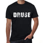 Druse Mens Retro T Shirt Black Birthday Gift 00553 - Black / Xs - Casual