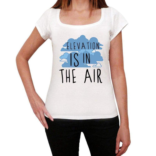 Elevation In The Air White Womens Short Sleeve Round Neck T-Shirt Gift T-Shirt 00302 - White / Xs - Casual
