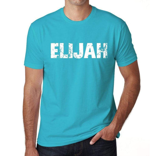 Elijah Mens Short Sleeve Round Neck T-Shirt 00020 - Blue / S - Casual
