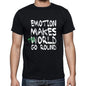 Emotion World Goes Round Mens Short Sleeve Round Neck T-Shirt 00082 - Black / S - Casual