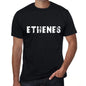 ethenes Mens Vintage T shirt Black Birthday Gift 00555 - Ultrabasic