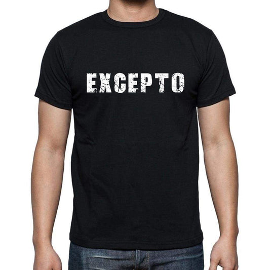 Excepto Mens Short Sleeve Round Neck T-Shirt - Casual