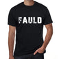 Fauld Mens Retro T Shirt Black Birthday Gift 00553 - Black / Xs - Casual