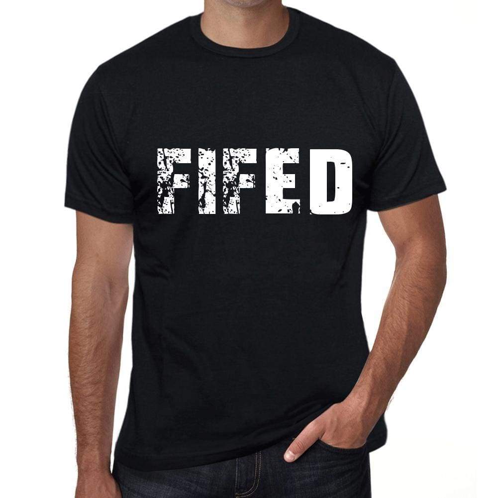 Fifed Mens Retro T Shirt Black Birthday Gift 00553 - Black / Xs - Casual