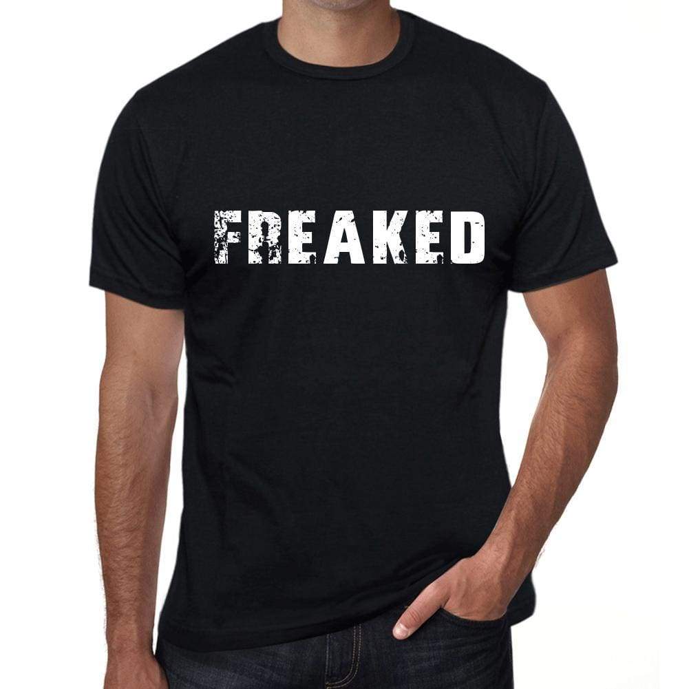 freaked Mens Vintage T shirt Black Birthday Gift 00555 - Ultrabasic