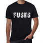 Fuses Mens Retro T Shirt Black Birthday Gift 00553 - Black / Xs - Casual