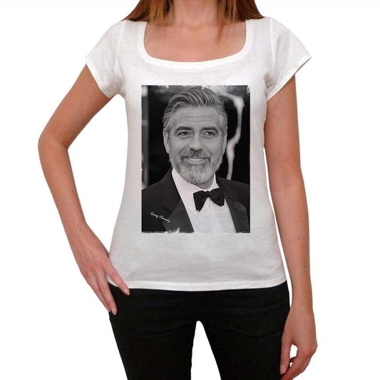 George Clooney 1 Womens T-Shirt Picture Celebrity 00038