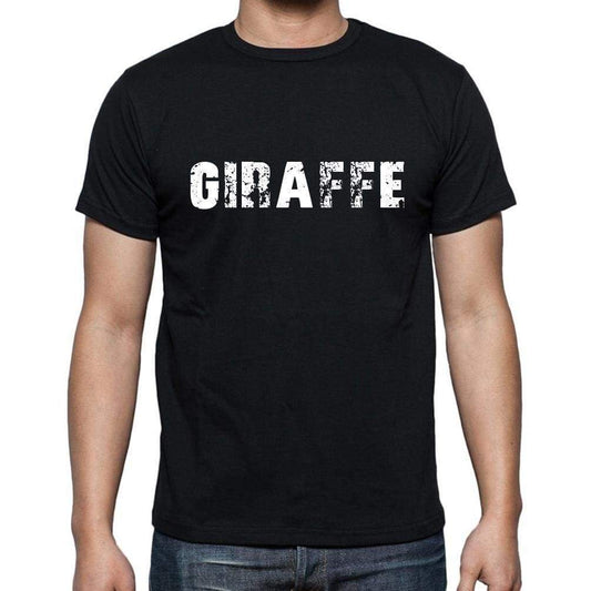 Giraffe Mens Short Sleeve Round Neck T-Shirt - Casual