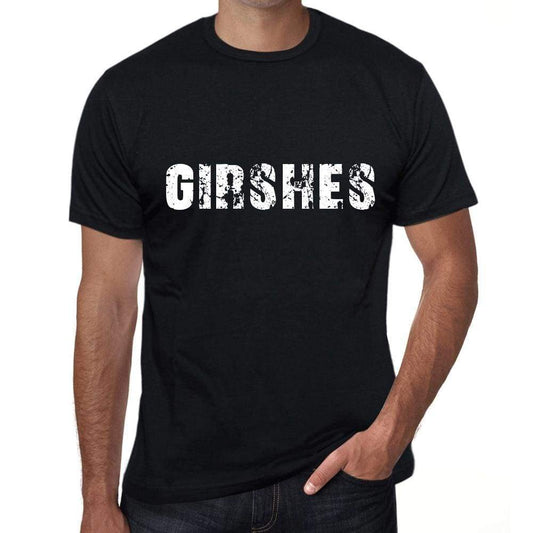 girshes Mens Vintage T shirt Black Birthday Gift 00555 - Ultrabasic