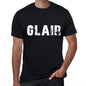 Glair Mens Retro T Shirt Black Birthday Gift 00553 - Black / Xs - Casual