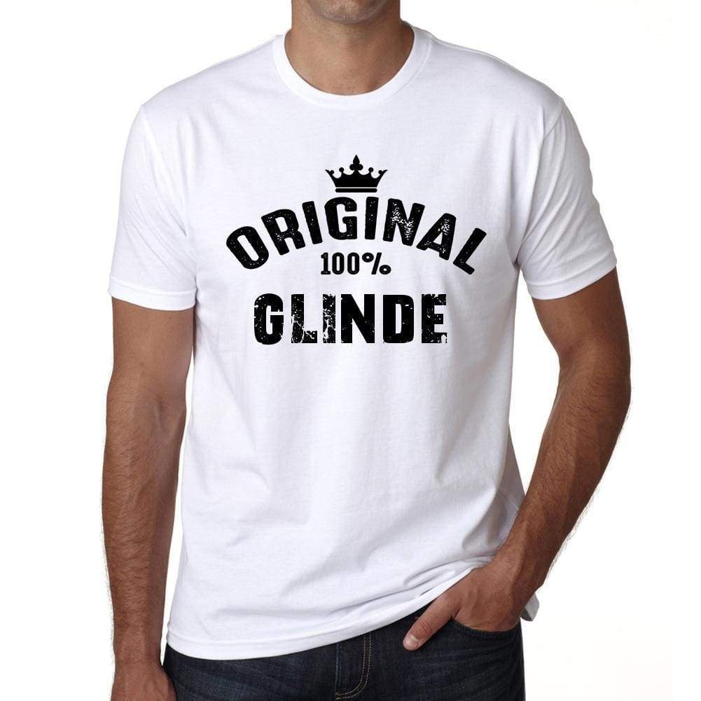 Glinde 100% German City White Mens Short Sleeve Round Neck T-Shirt 00001 - Casual