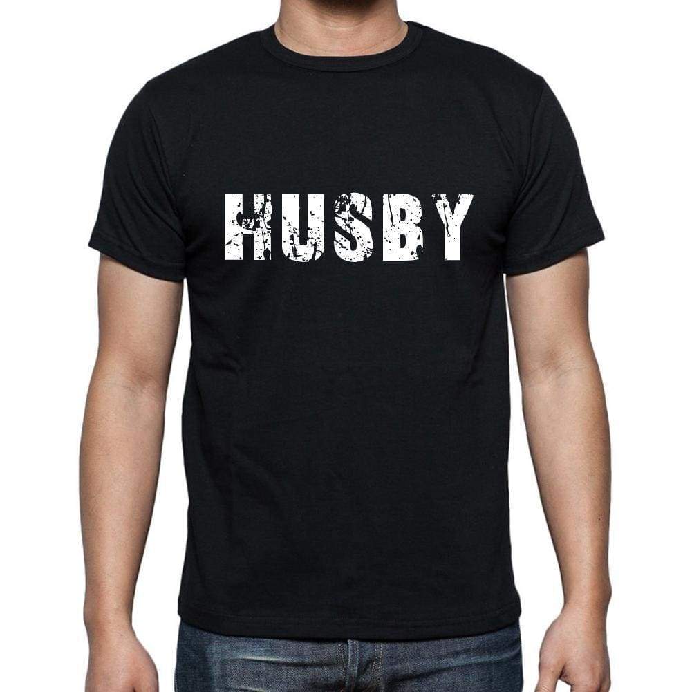 Husby Mens Short Sleeve Round Neck T-Shirt 00003 - Casual