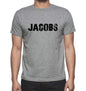 Jacobs Grey Mens Short Sleeve Round Neck T-Shirt 00018 - Grey / S - Casual