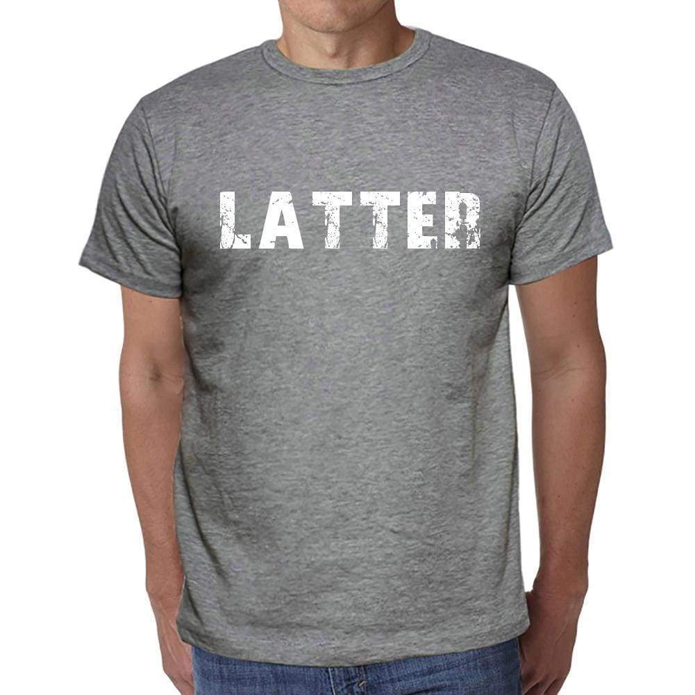 Latter Mens Short Sleeve Round Neck T-Shirt 00045 - Casual