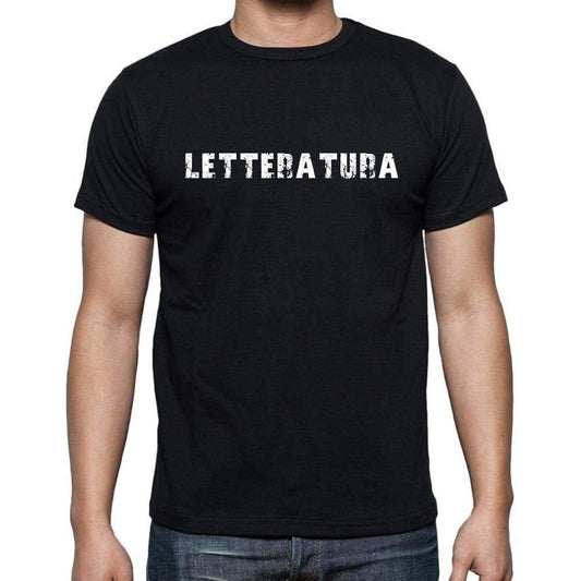 Letteratura Mens Short Sleeve Round Neck T-Shirt 00017 - Casual