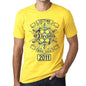 Letting Dreams Sail Since 2011 Mens T-Shirt Yellow Birthday Gift 00405 - Yellow / Xs - Casual