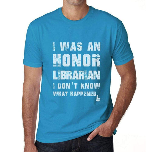 Librarian What Happened Blue Mens Short Sleeve Round Neck T-Shirt Gift T-Shirt 00322 - Blue / S - Casual