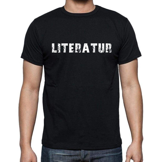 Literatur Mens Short Sleeve Round Neck T-Shirt - Casual