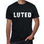 Luted Mens Retro T Shirt Black Birthday Gift 00553 - Black / Xs - Casual