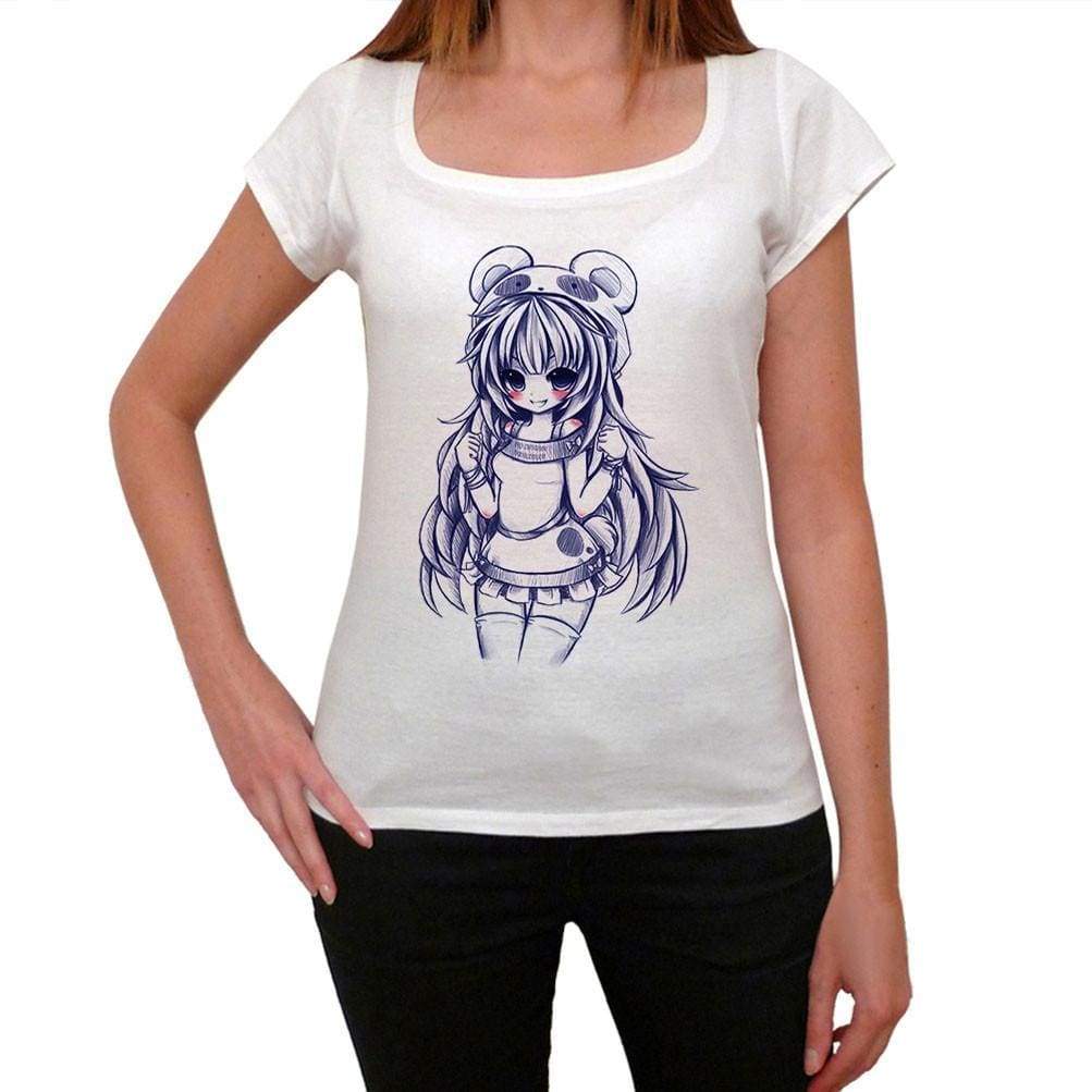 Manga Blue T-Shirt For Women Short Sleeve Cotton Tshirt Women T Shirt Gift 00088 - T-Shirt