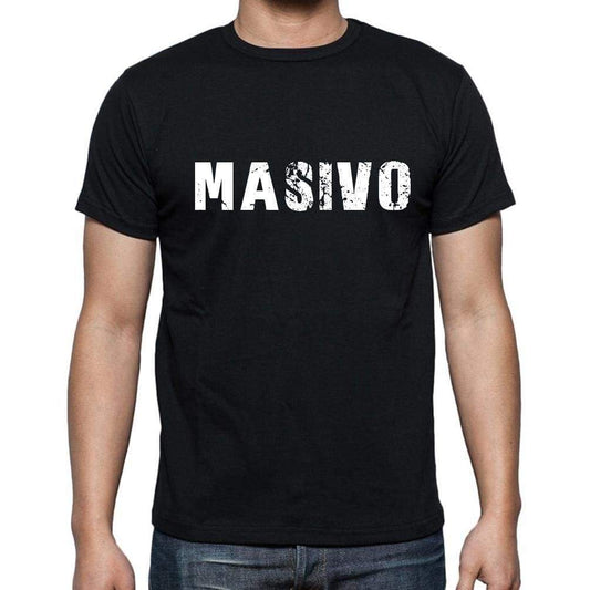 Masivo Mens Short Sleeve Round Neck T-Shirt - Casual
