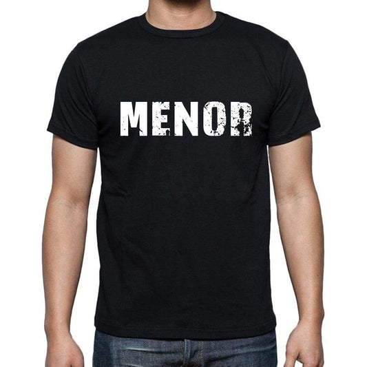 Menor Mens Short Sleeve Round Neck T-Shirt - Casual