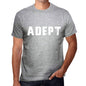 Mens Tee Shirt Vintage T Shirt Adept 00562 - Grey / S - Casual