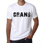 Mens Tee Shirt Vintage T Shirt Crans X-Small White 00561 - White / Xs - Casual