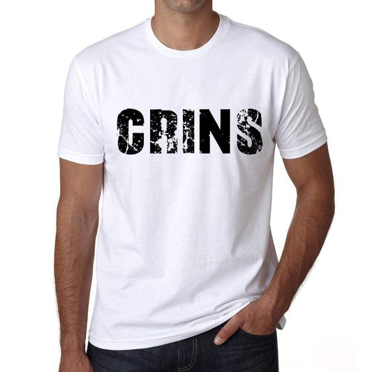 Mens Tee Shirt Vintage T Shirt Crins X-Small White 00561 - White / Xs - Casual