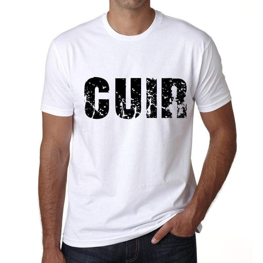 Mens Tee Shirt Vintage T Shirt Cuir X-Small White 00560 - White / Xs - Casual