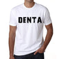 Mens Tee Shirt Vintage T Shirt Denta X-Small White 00561 - White / Xs - Casual