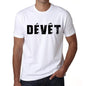 Mens Tee Shirt Vintage T Shirt Dévêt X-Small White 00561 - White / Xs - Casual