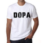 Mens Tee Shirt Vintage T Shirt Dopa X-Small White 00560 - White / Xs - Casual