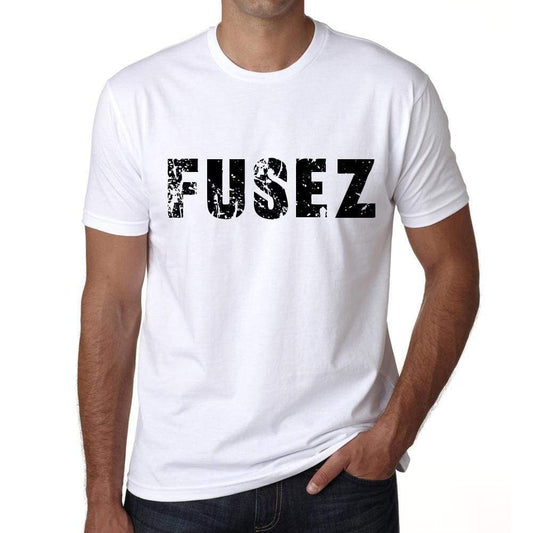 Mens Tee Shirt Vintage T Shirt Fusez X-Small White 00561 - White / Xs - Casual