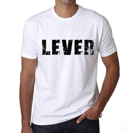 Mens Tee Shirt Vintage T Shirt Lever X-Small White 00561 - White / Xs - Casual